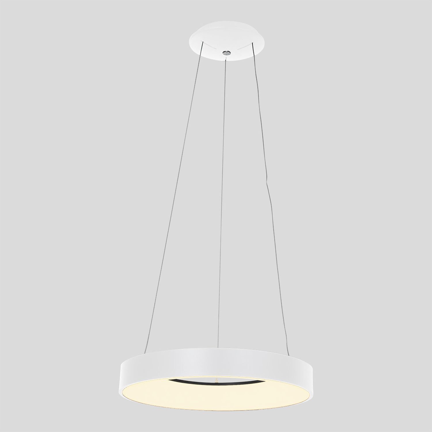 Lampe LED ronde à suspendre Blanc Ø48 cm 2700 K 30 W confortable