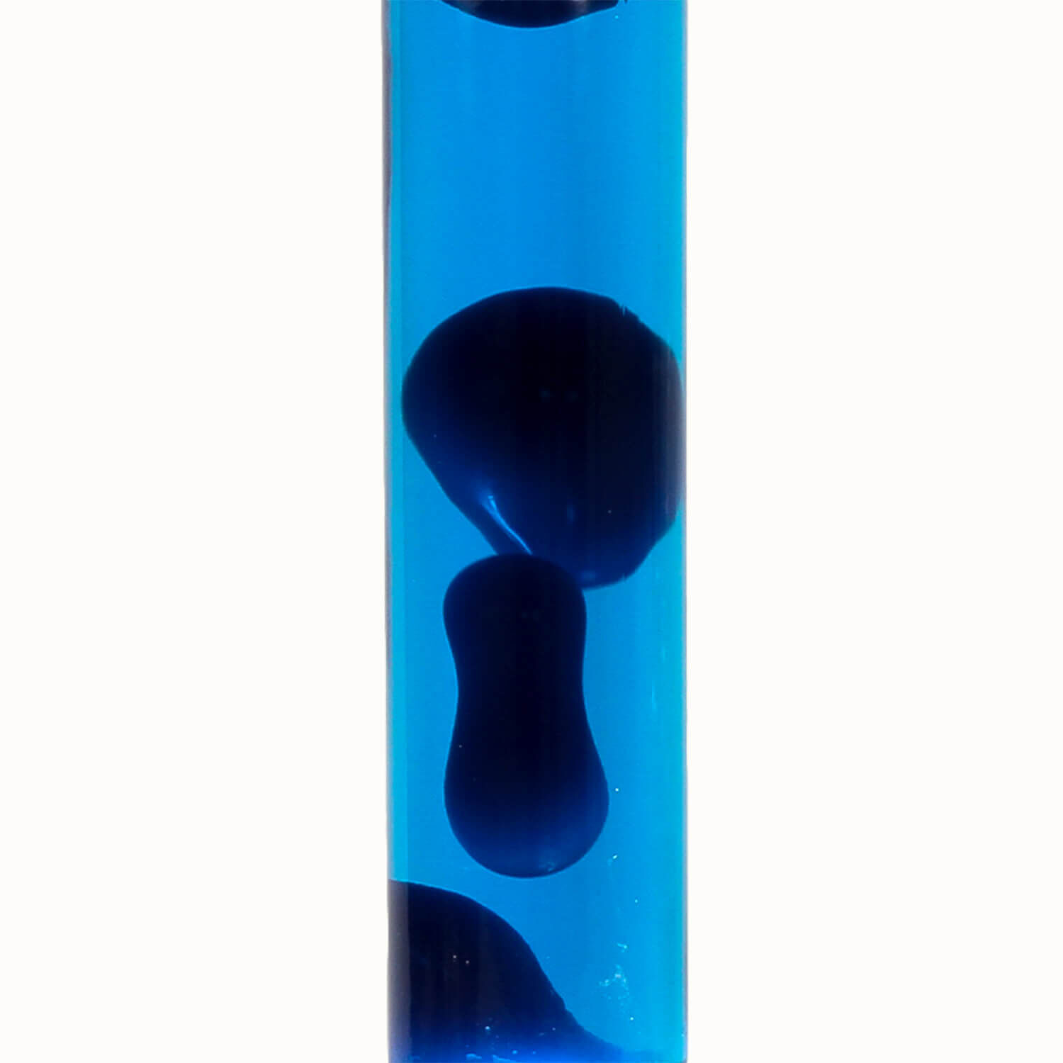 Lampe à lave stylée YVONNE Bleu H:38cm décoratif