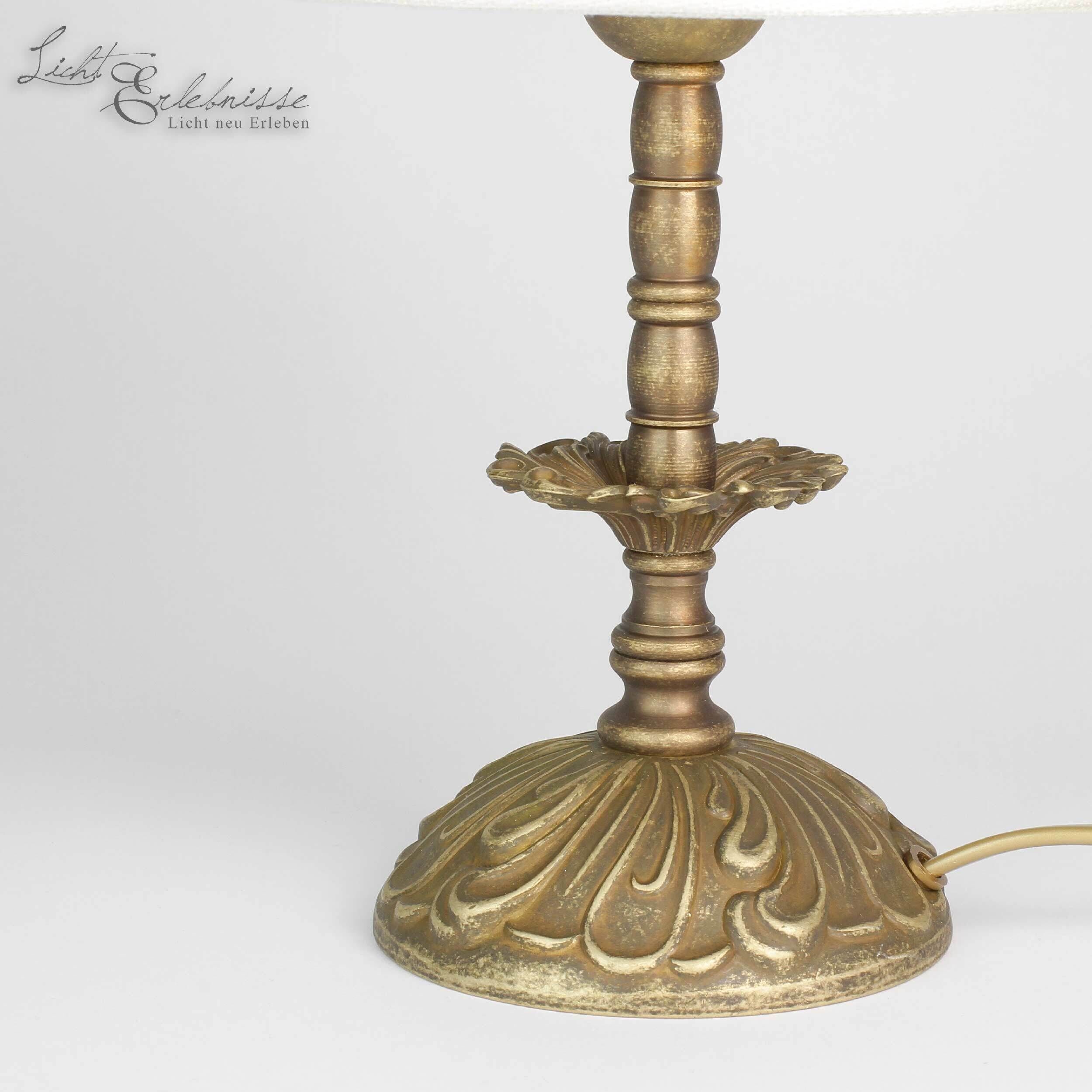 Lampe de table Premium laiton antique Lampe, Bronze