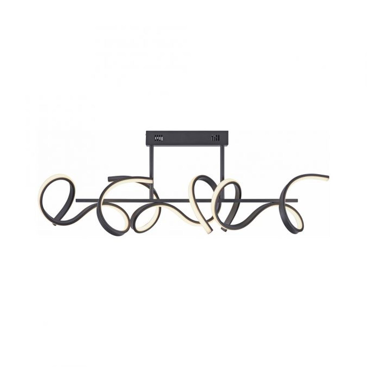 Plafonnier décoratif à LED noir 1300 lm L:82 cm