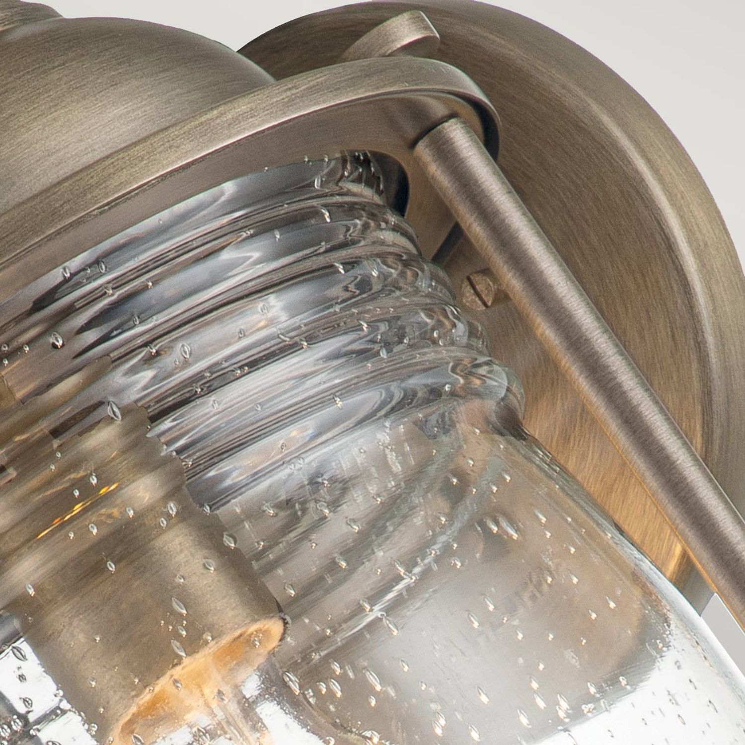 Applique extérieure E27 IP44 40,4 cm de haut Vintage verre Alum Drinnen, Badezimmer, Zimmer