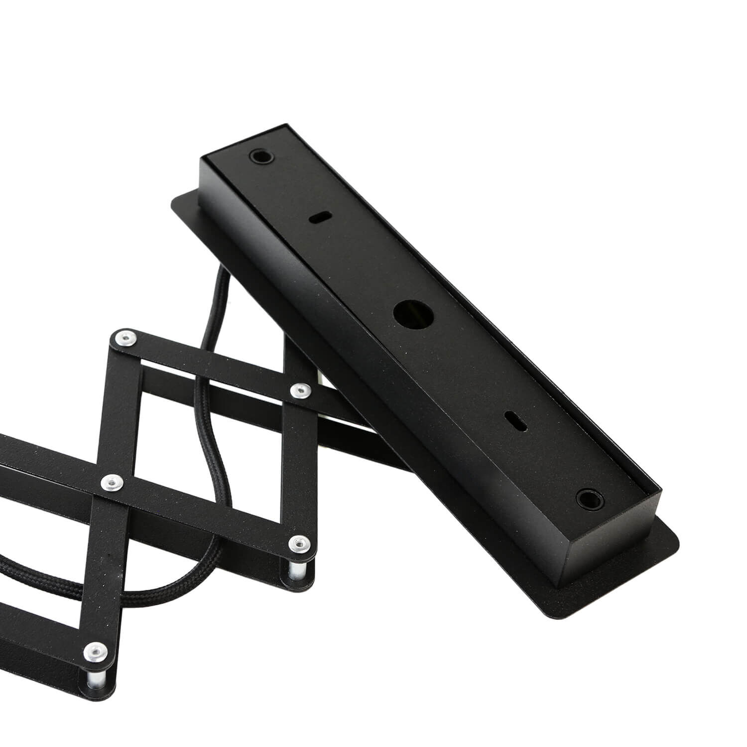 Monitorarm, Schwenkarm, Haltearm, schwarz, Metall