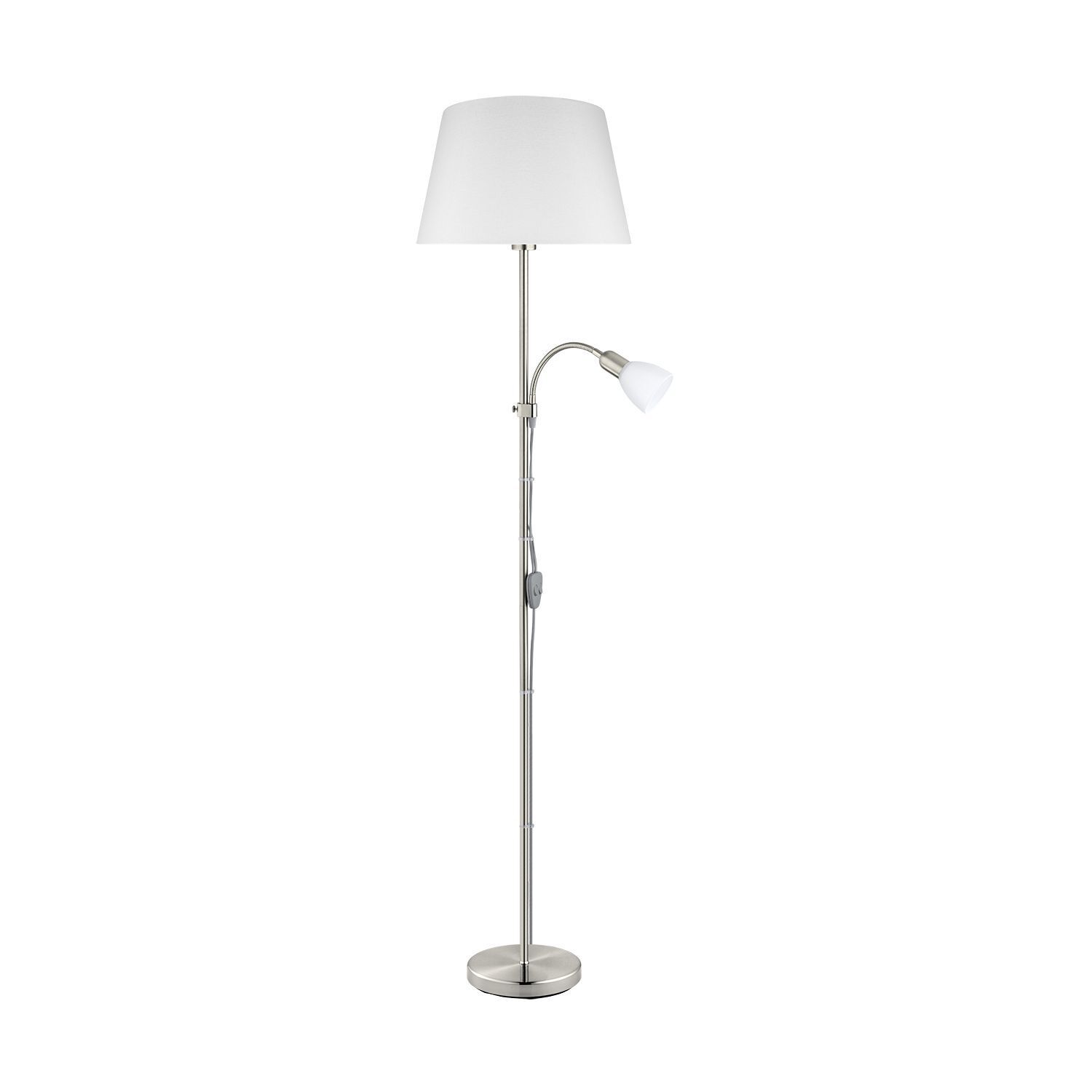 Lampe sur pied Conesa blanc Ø38cm