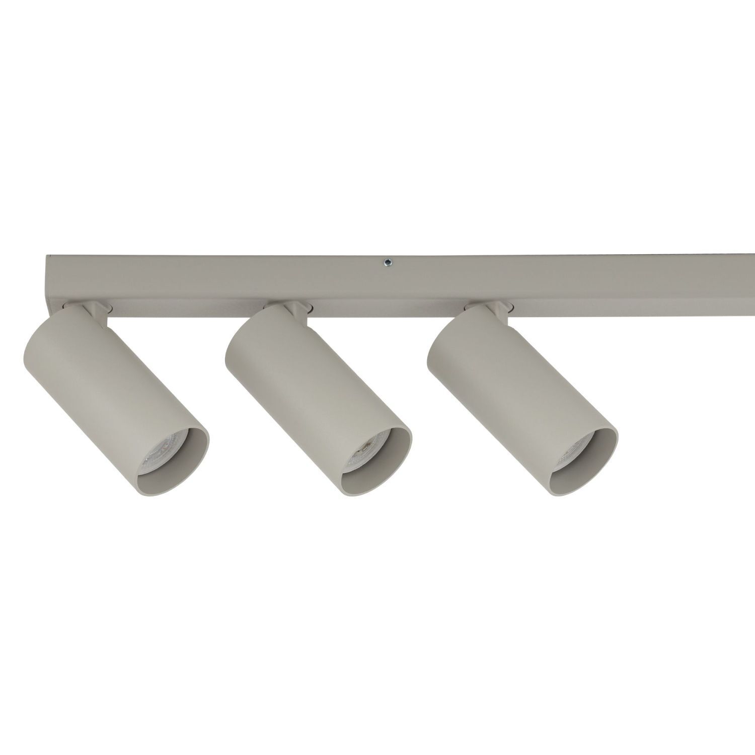Bewegliche Pendelleuchte Metall Seidengrau GU10 160 cm Deckenleuchte, Spotlight, Wandelbar, 3-flammig, Stahloptik
