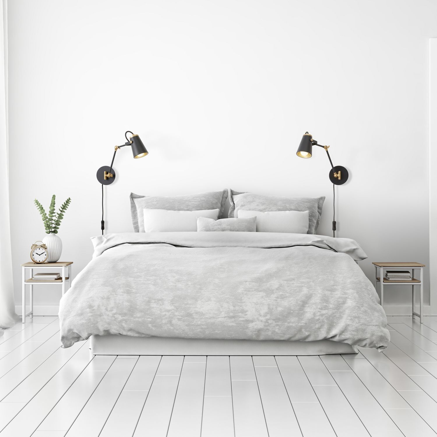 Kissen, Dekoration für Zuhause, Mobiliar, Bett, Pflanze