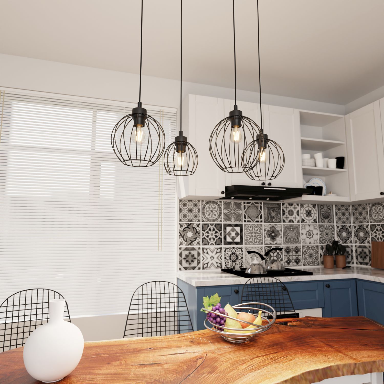 Drinnen, Innenarchitektur, Esszimmer, Esstisch, Küche