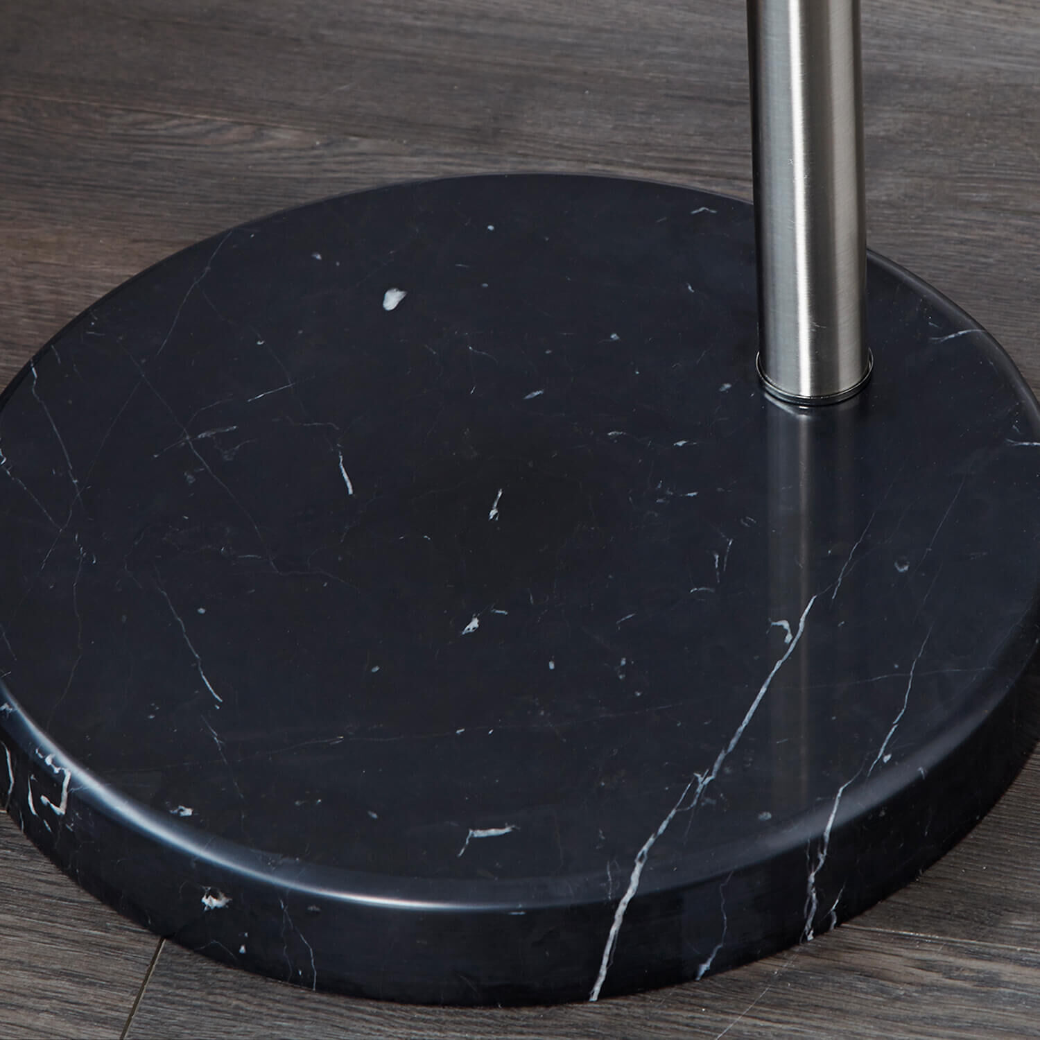 Stehleuchte Ø34cm Retro elegant verstellbar Chrom Moebel, Tabelle, Tischplatte