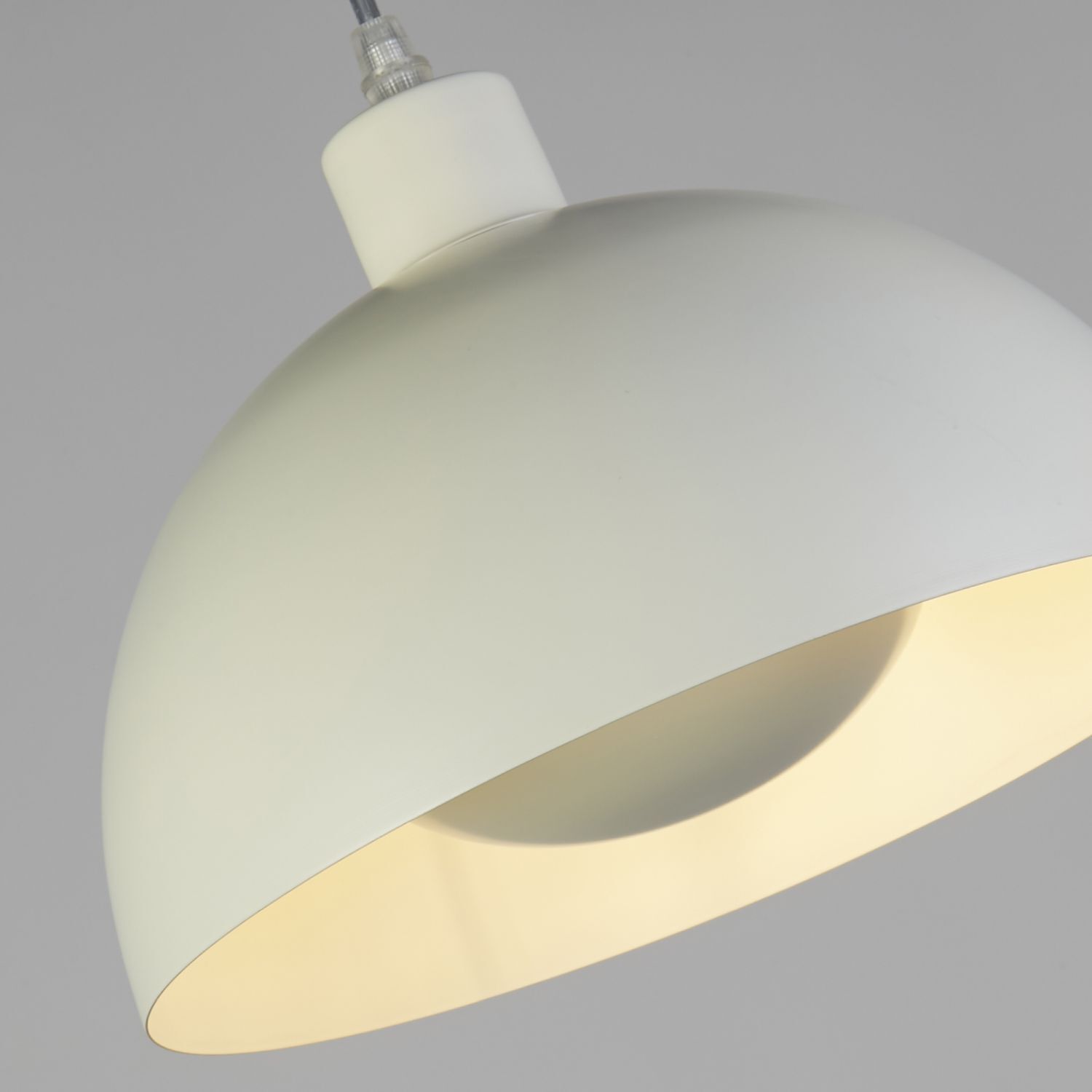 Suspension Loft E27 jusqu'à 60 W Ø25 cm métal crème