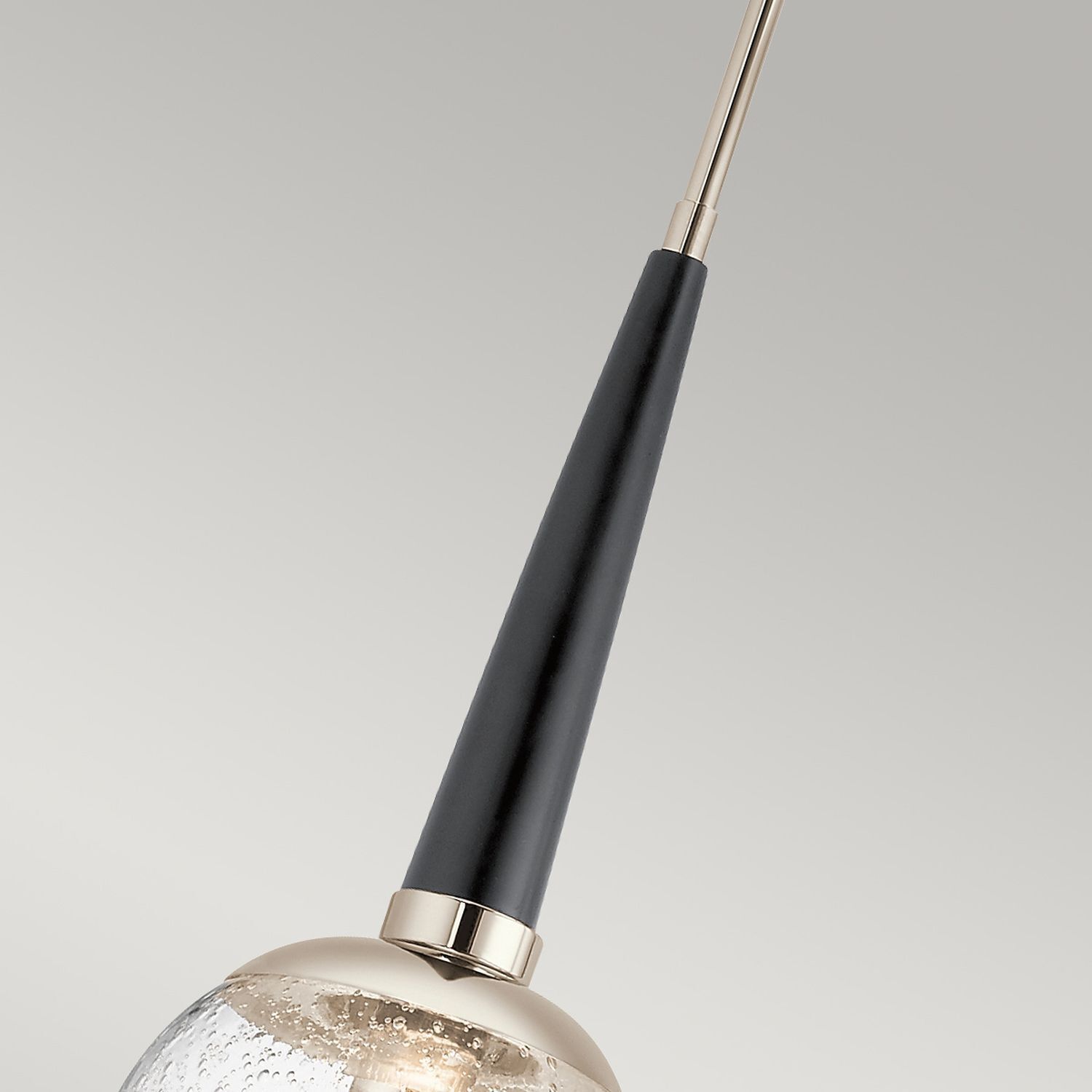 Suspension ronde D : 19,5 cm E27 Parapluie sphérique Verre de pluie