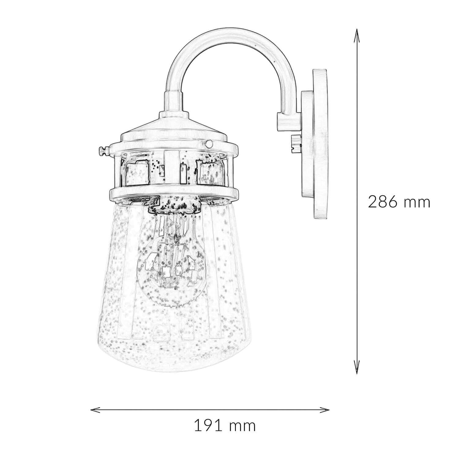 Außenwandlampe IP44 Maritim wetterfest BRADLEY Drinnen, Sinken, Waschbeckenhahn