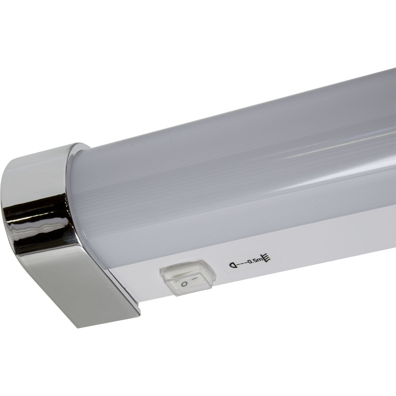 Lampe LED pour salle de bain murale IP44 blanche 59,8 cm large 4200 K