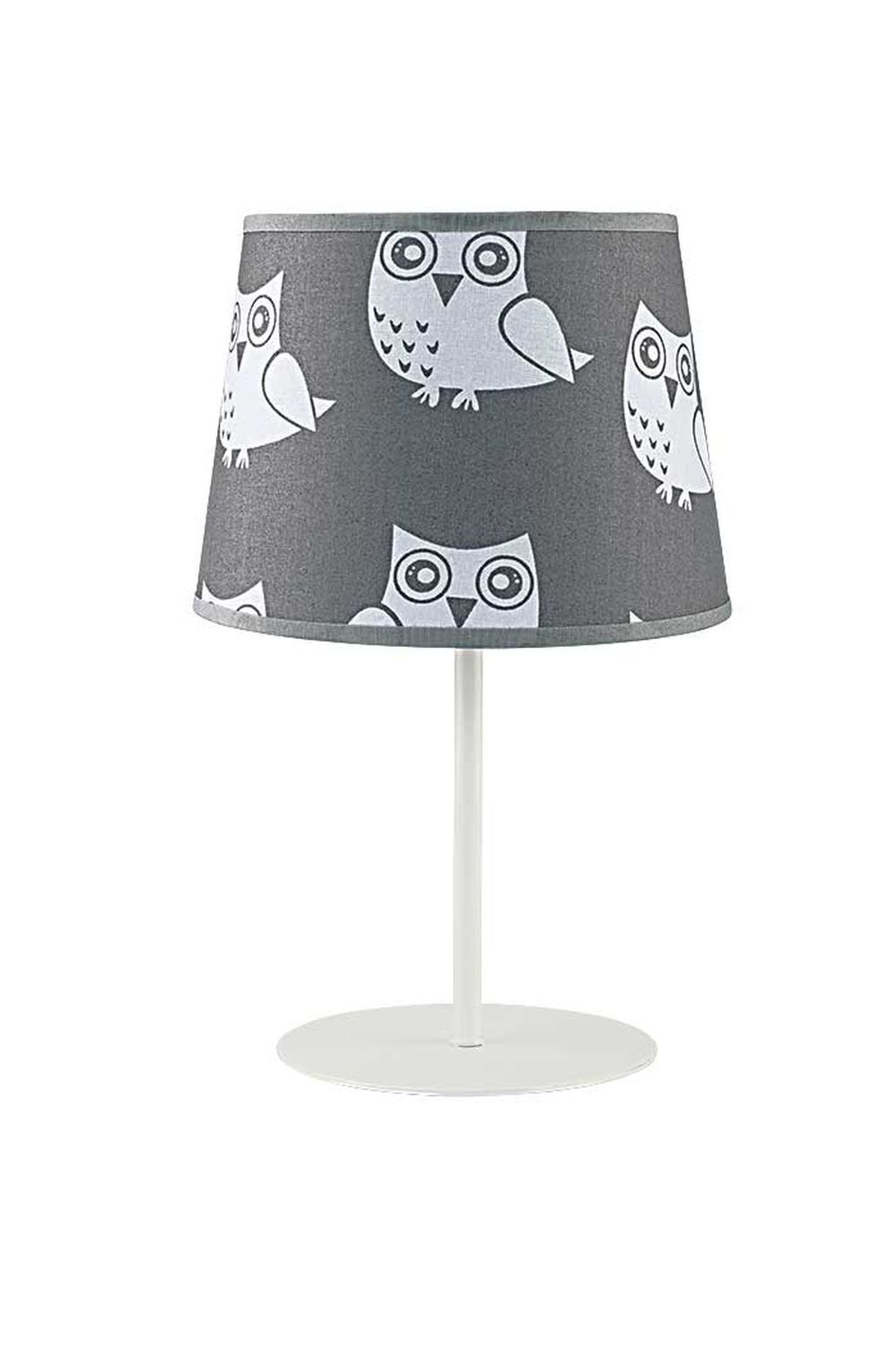 Lampe de table Blanc Gris Pour enfants ronde 35cm de haut