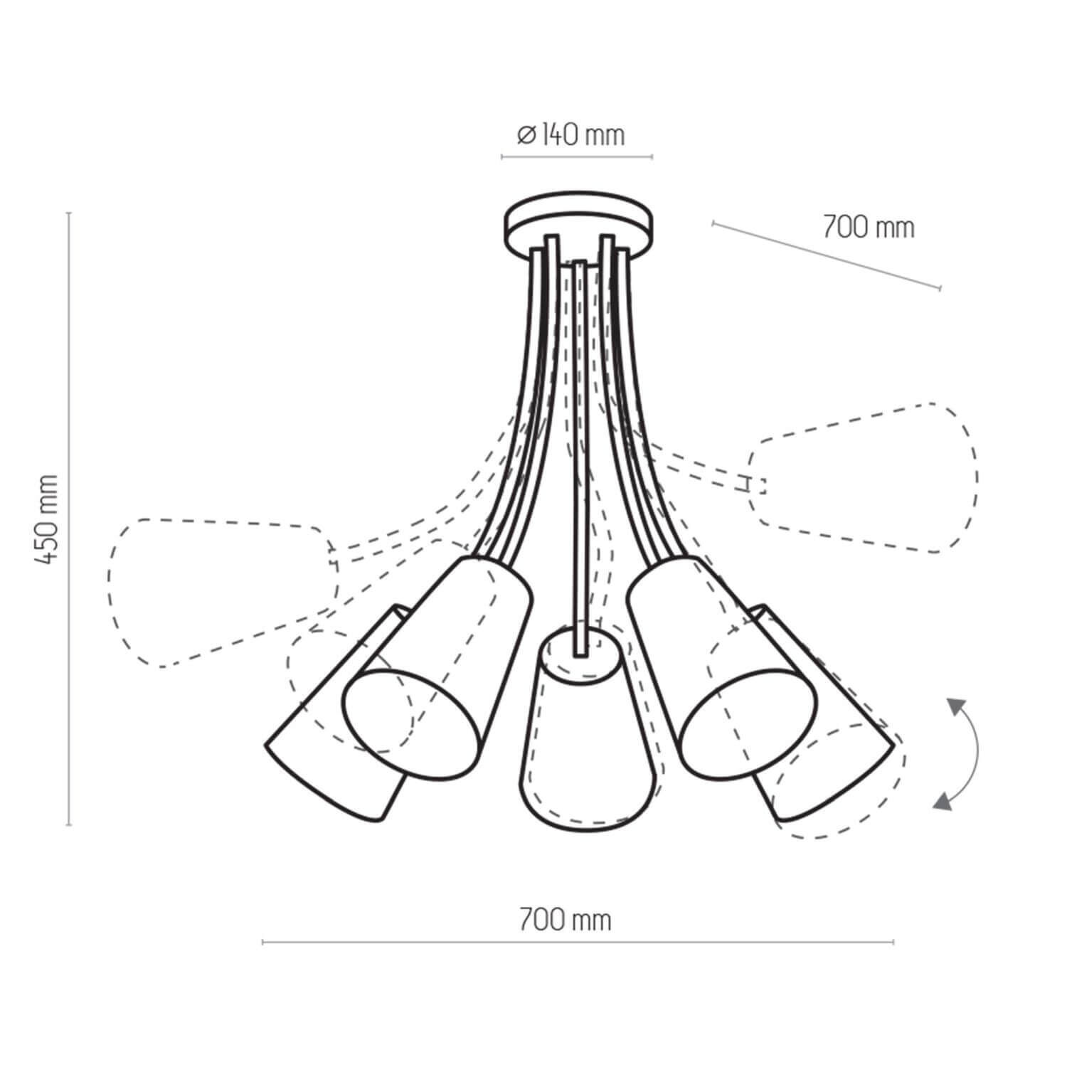 Leuchter, Lampe, Rauchrohr