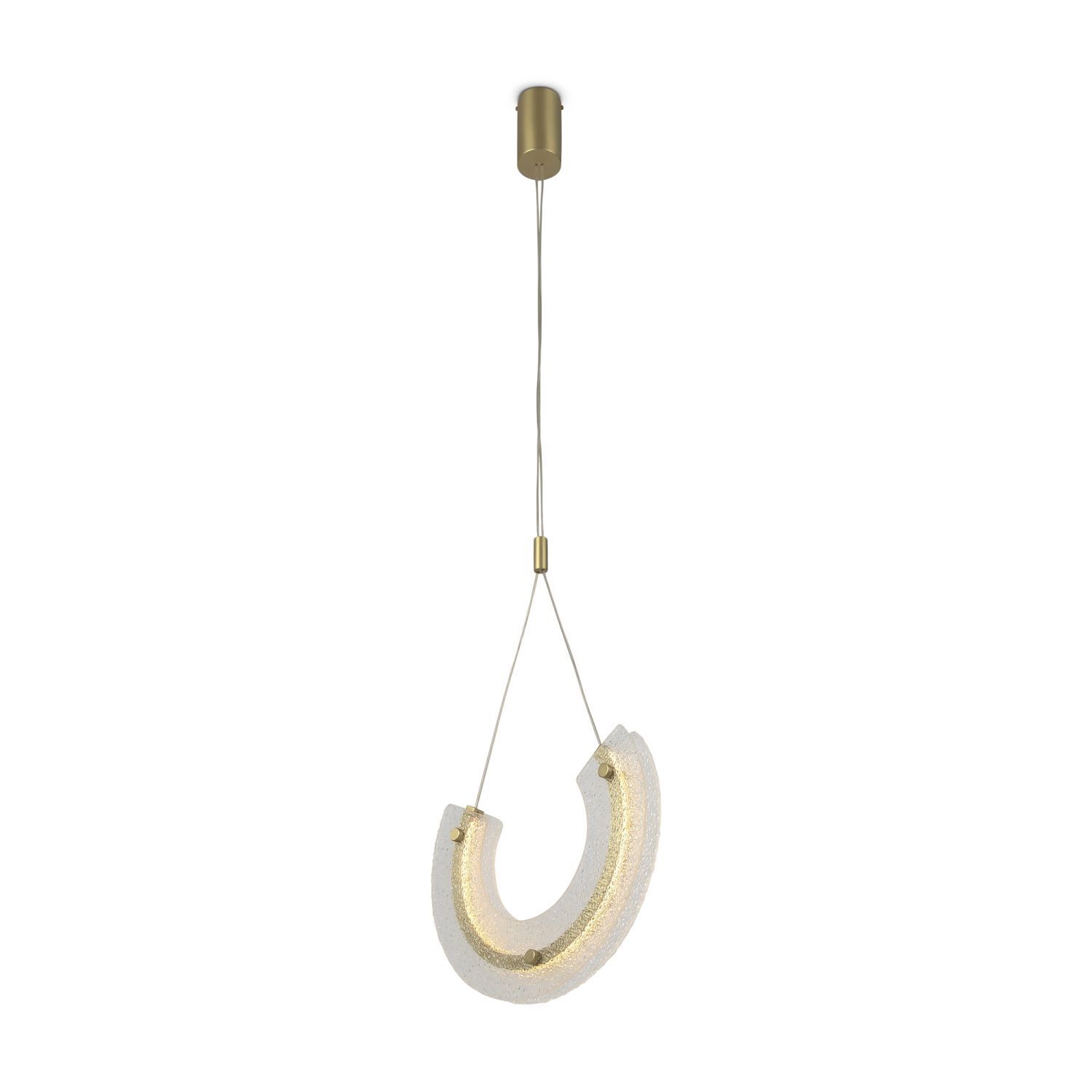 Lampe LED à suspendre aluminium verre H : max. 186,5 cm 350 lm