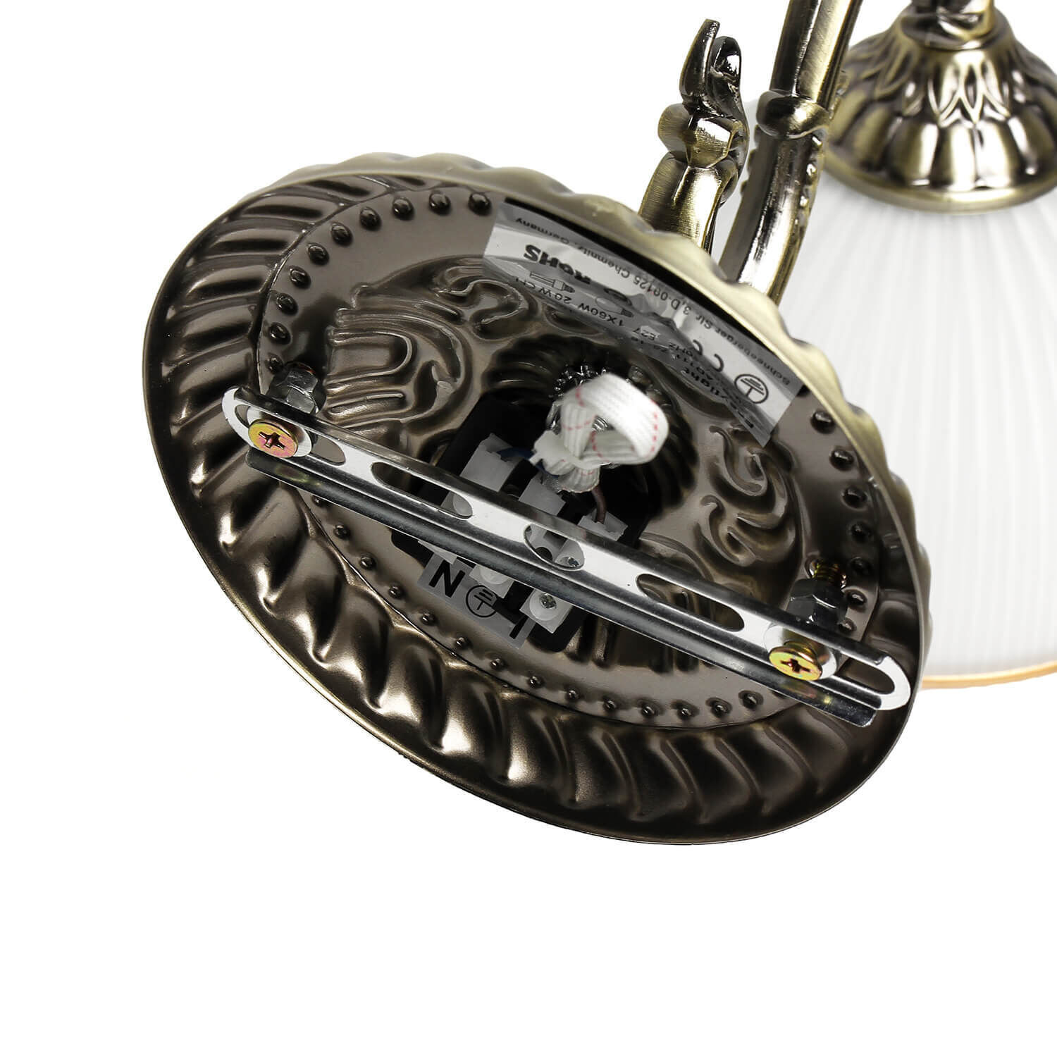 Applique murale Art Nouveau élégante en laiton LOUIS Zubehor