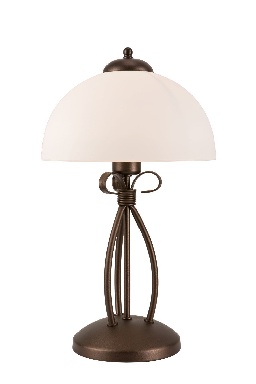 Lampe de table Marron Métal rond Lampe rustique