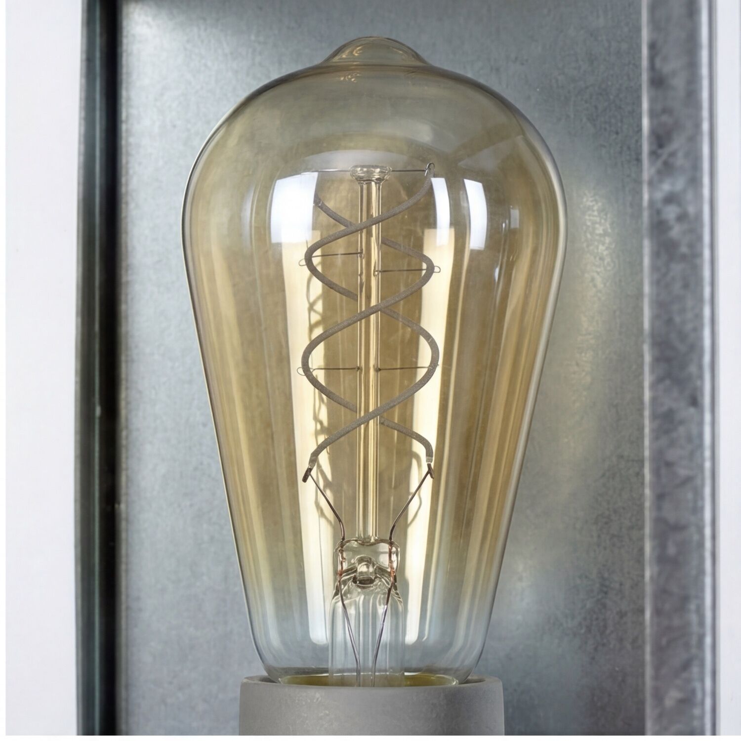 E27 Glühbirne, Filament, Glühbirne, Vintagedesign, Klarglas