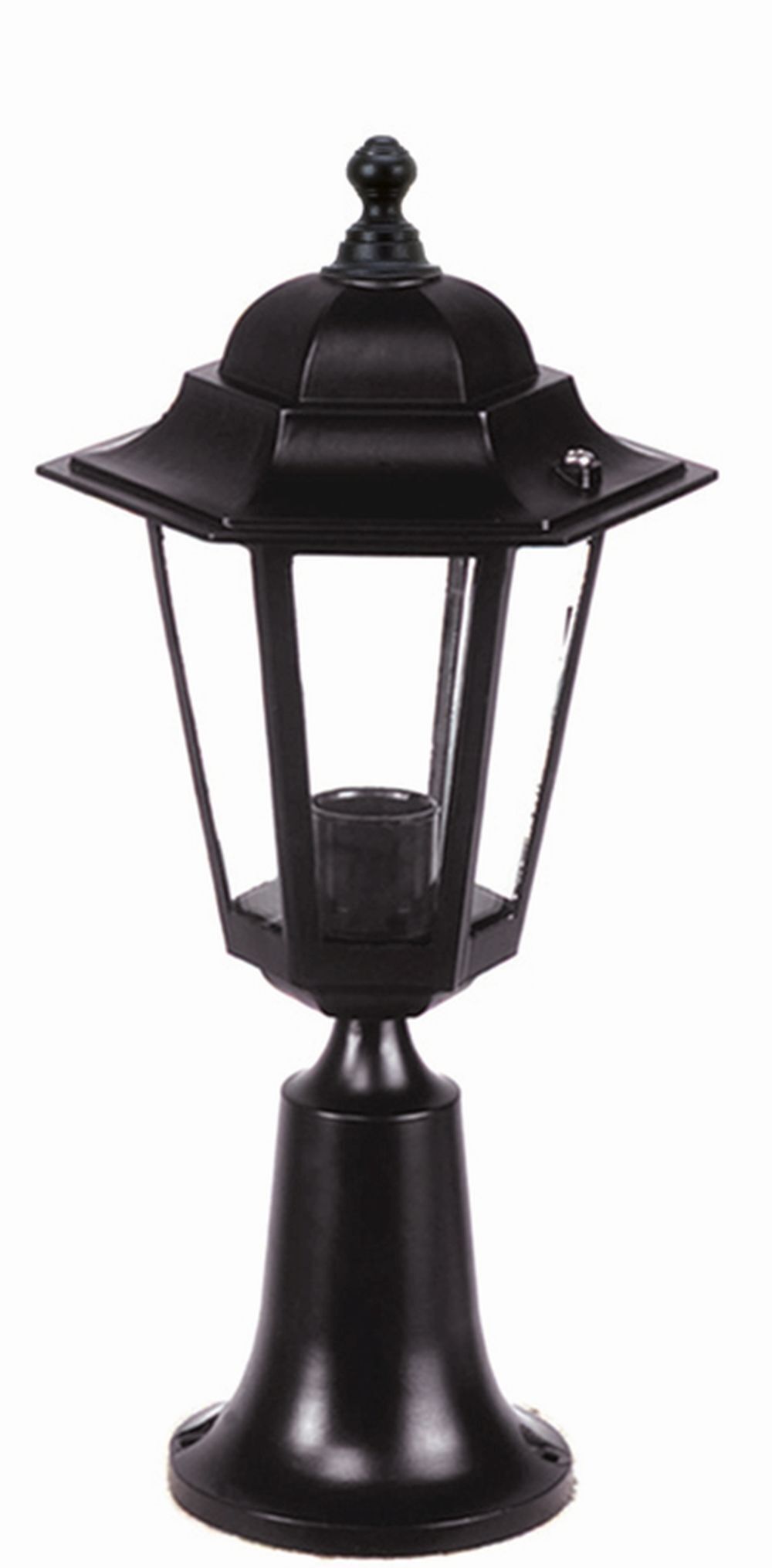 Luminaire de socle rustique extérieur 42cm protégé de la pluie