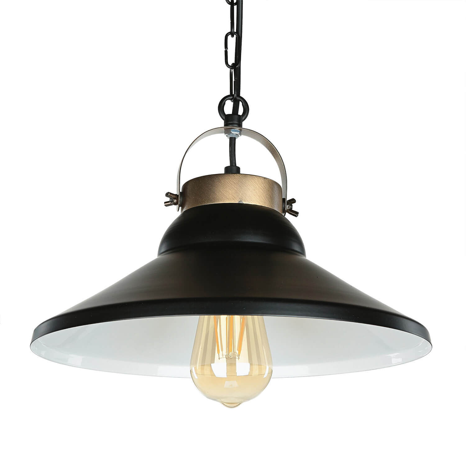 Lampe à suspendre élégante IRON en noir