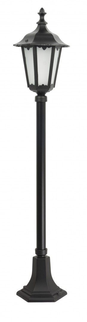 Lampe d'allée rustique DILSEN Noir 106cm IP43