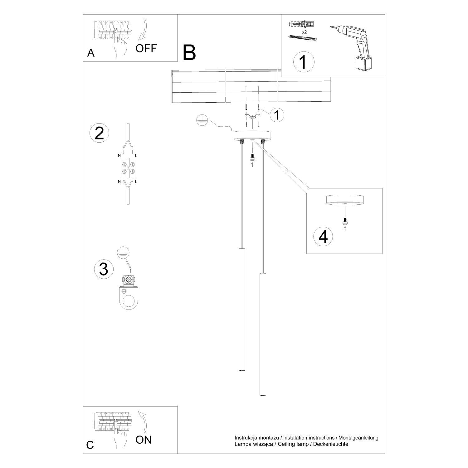 deckenlampe, pendelleuchte, stahl, dekor, installation
