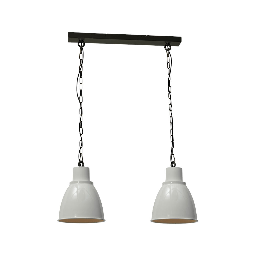 Lampe à suspendre blanche Ø27,5cm