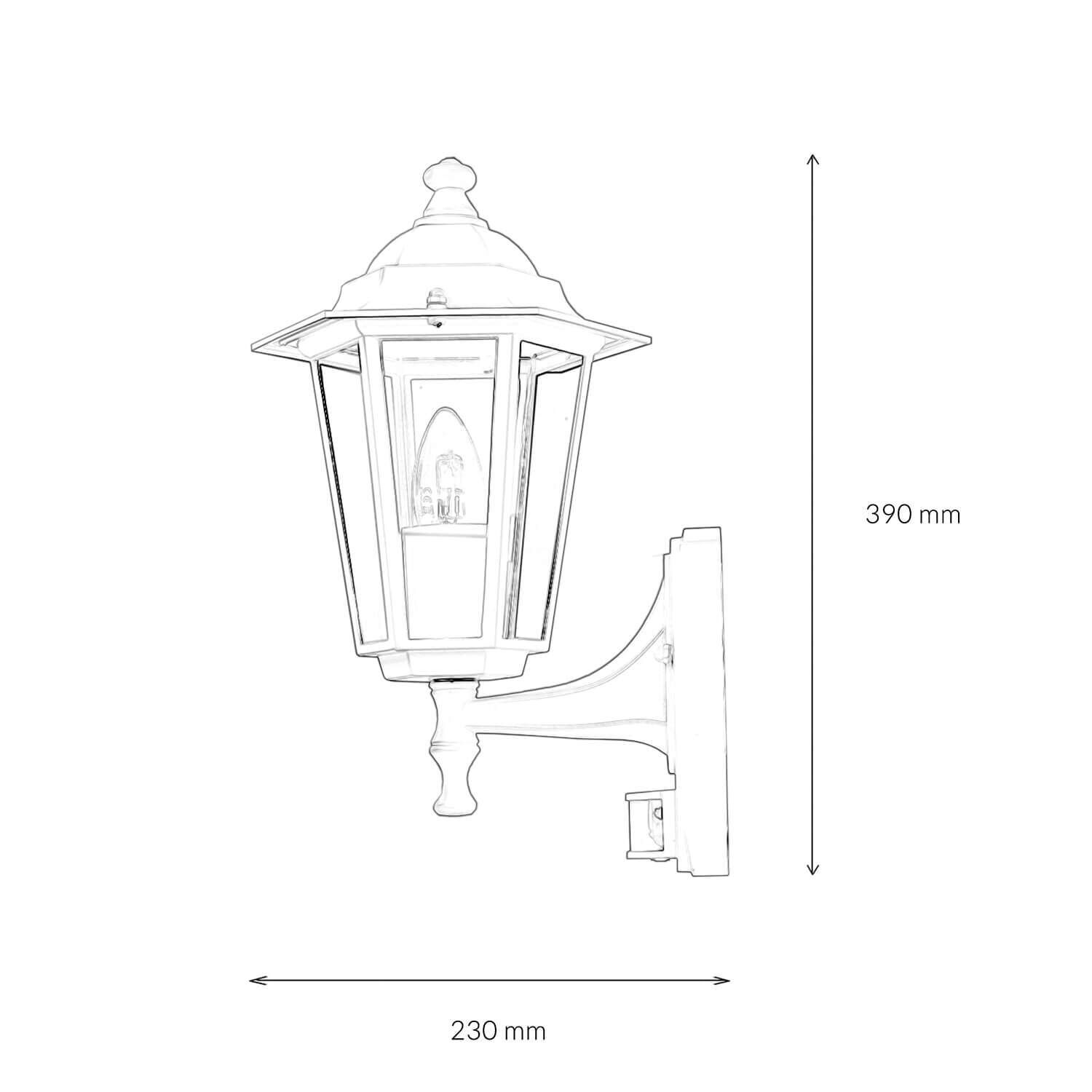 außenleuchte, wandleuchte, lampe, kandelaber, schwarz?