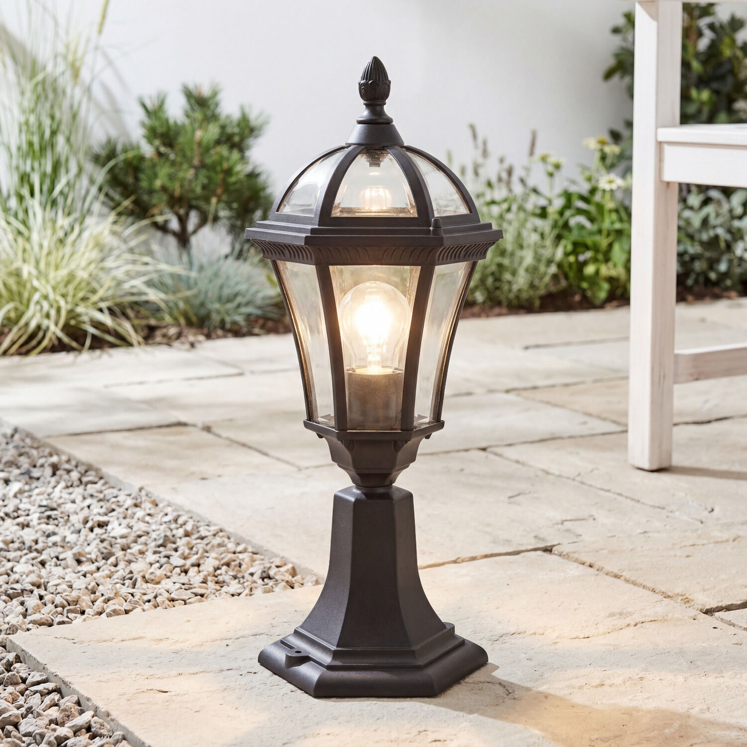 Gartenlampe, Solarlampe, Straßenlaterne, Laterne, Außenbeleuchtung