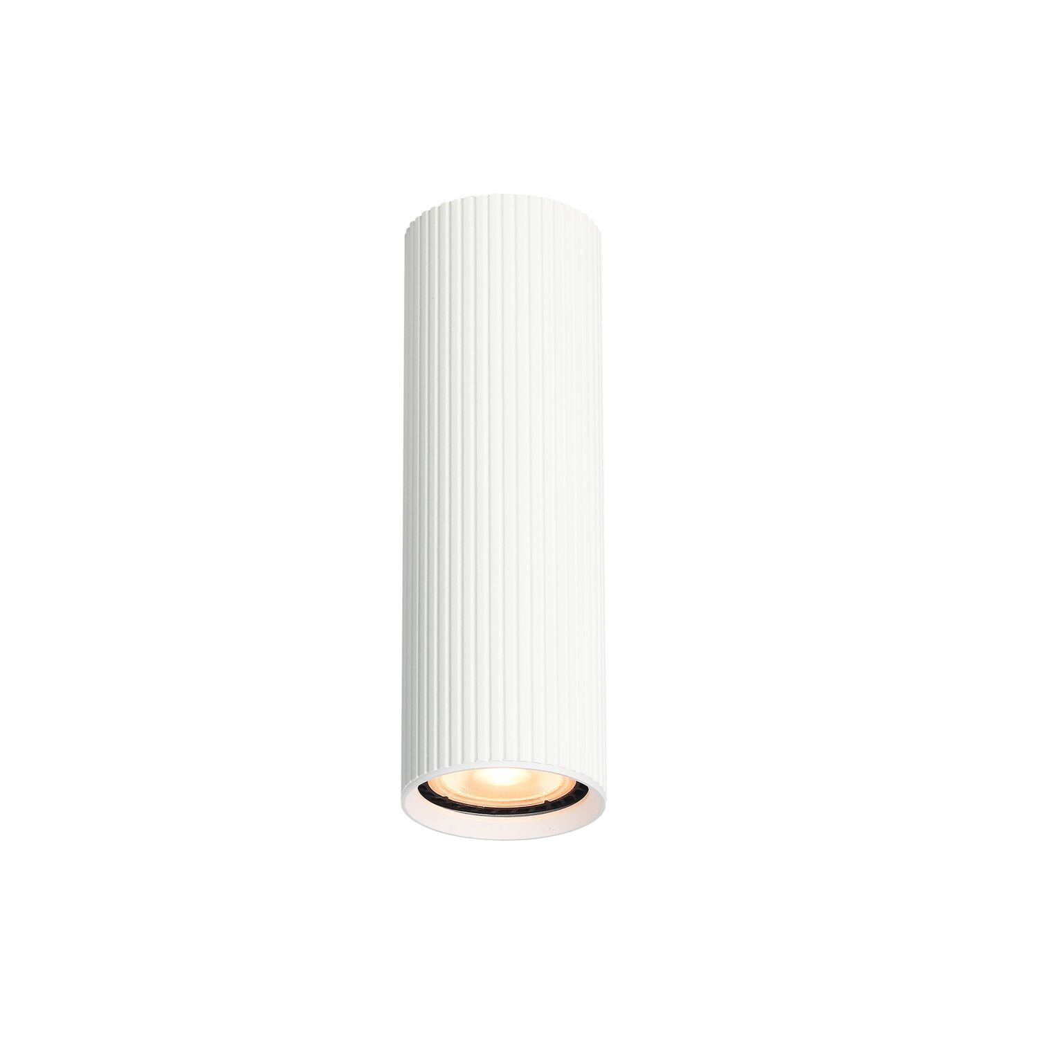 Spot Lampe plafond Blanc Métal GU10 Ø 5,5 cm H : 17 cm Montage apparent Zylinder, Lampe, Deckenleuchte