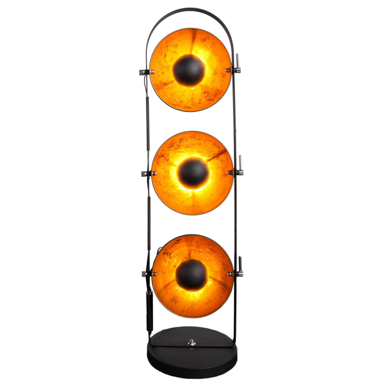 Exceptionnel Lampadaire 130cm noir or Musikinstrument