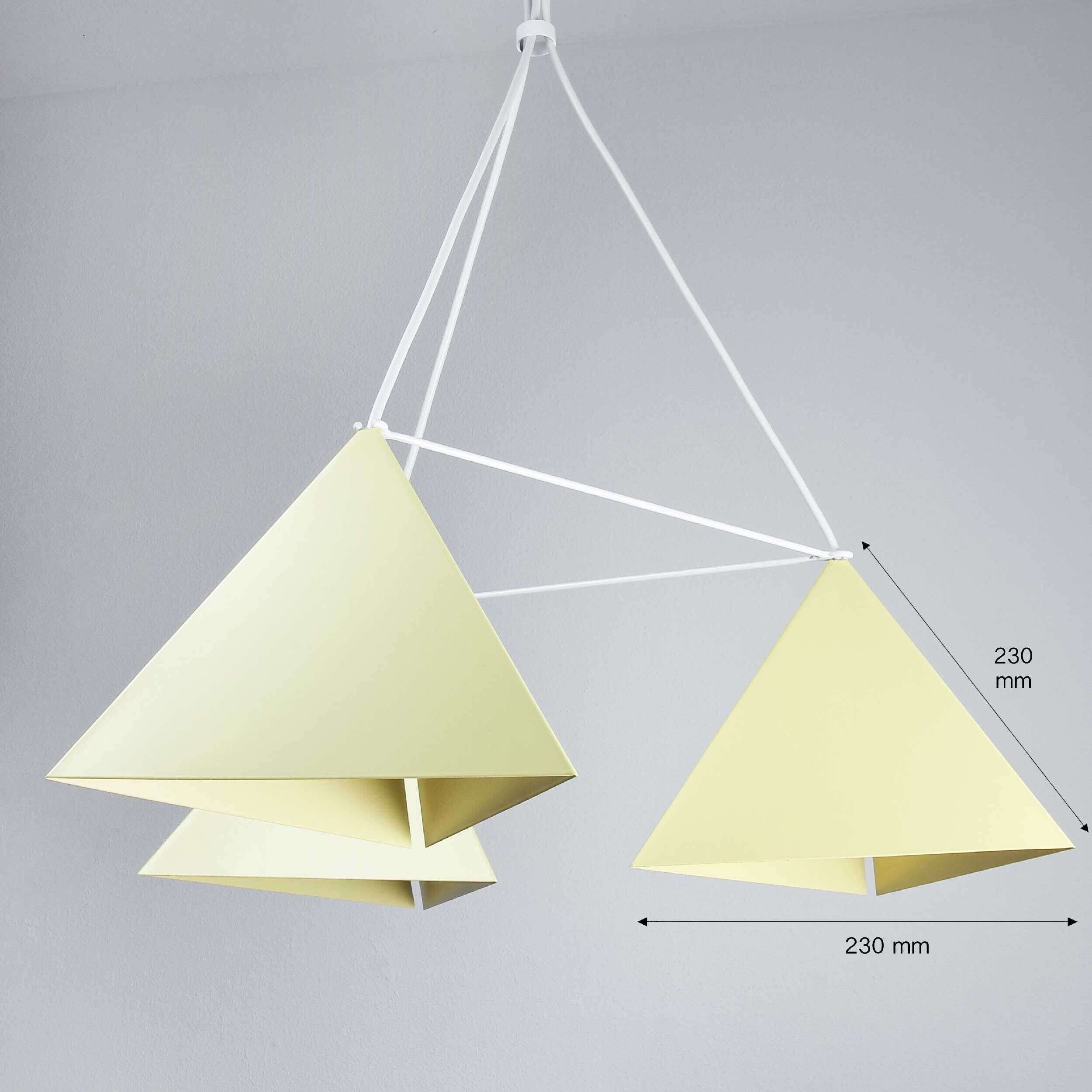 Lampe suspendue moderne en jaune