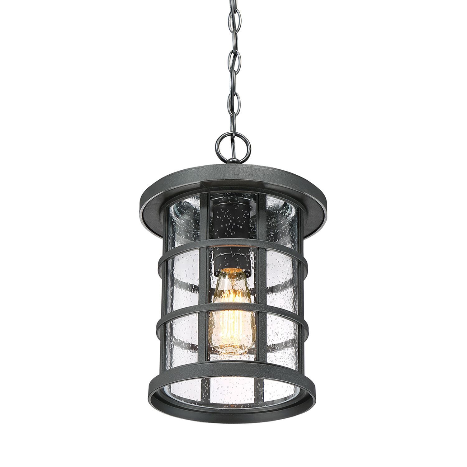 Suspension extérieure IP44 E27 Rustikal Noir antique