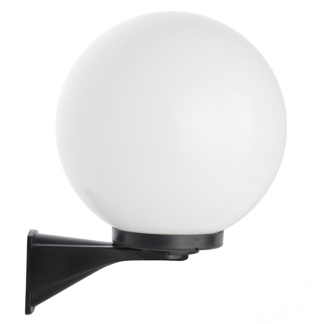 Lampe boule vintage murale IP43 noir blanc