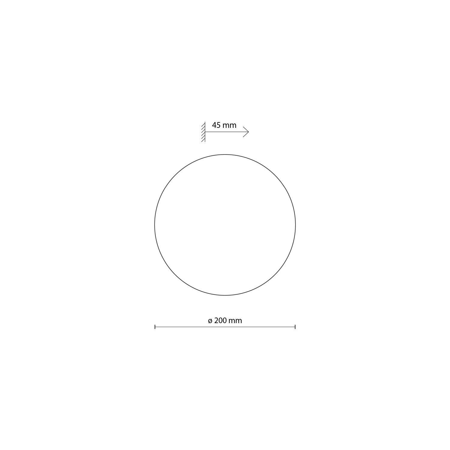 Applique ronde métal Ø 20 cm 2x G9 lumière indirecte brun