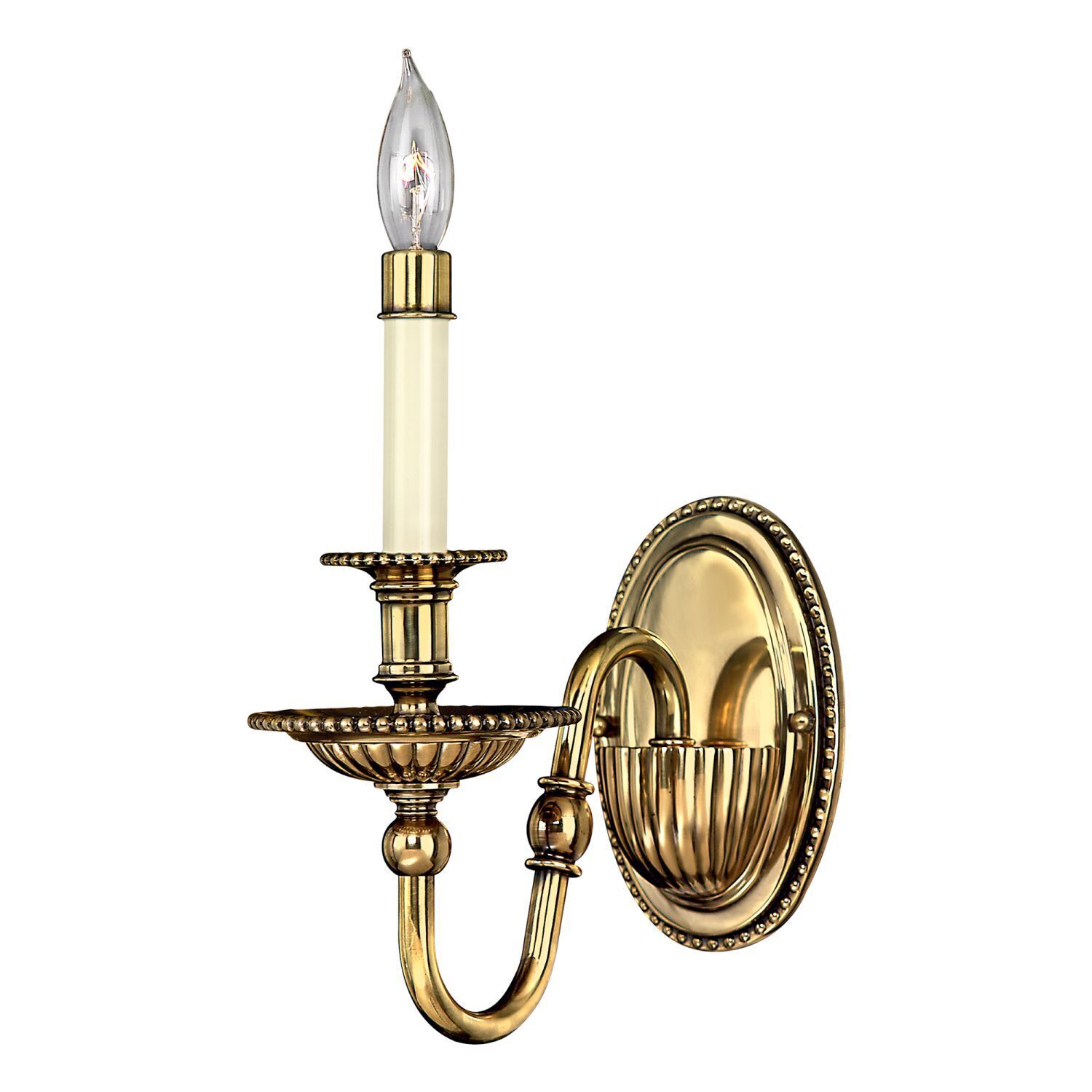 Opulente lampe murale CANDELA 3 laiton massif baroque