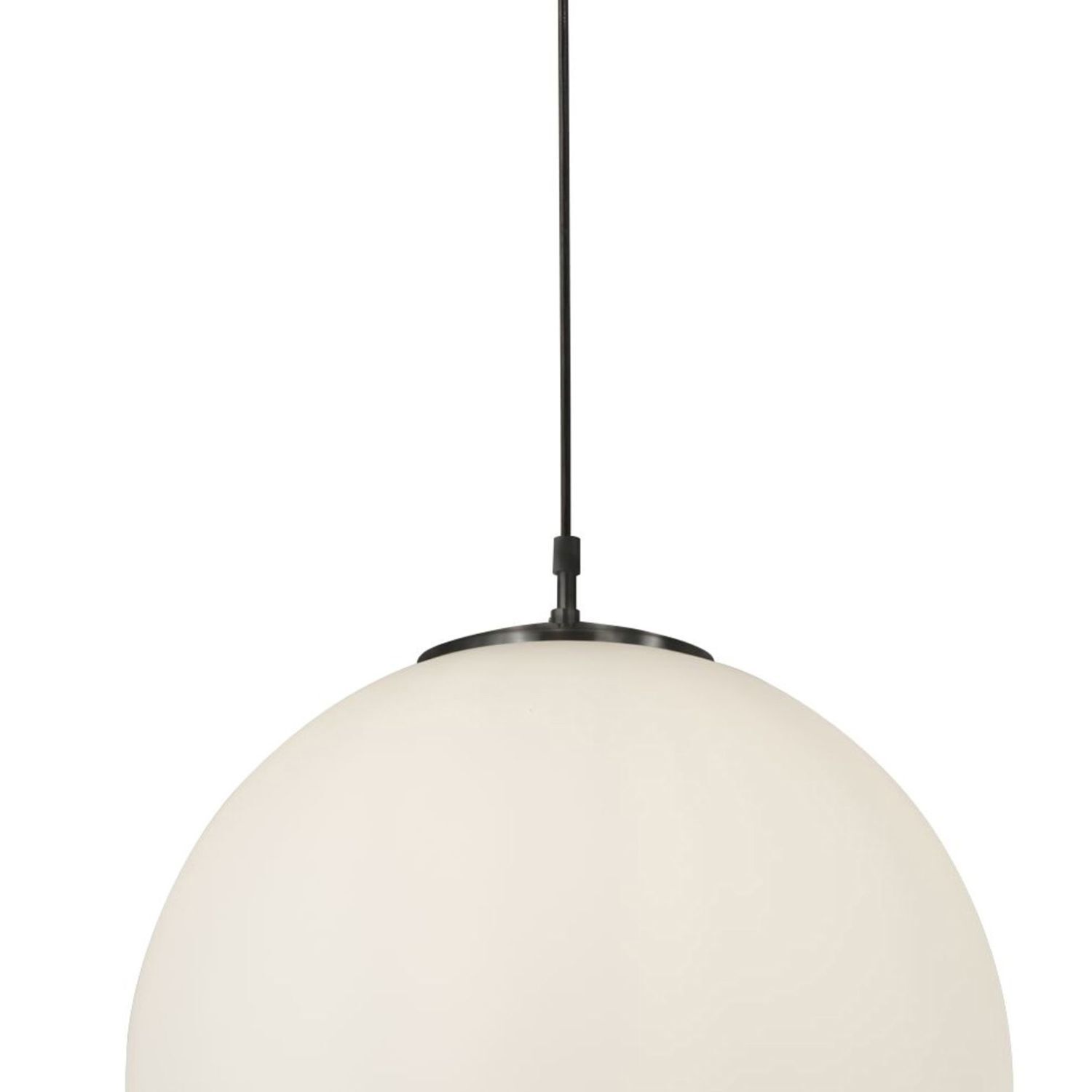 Kugel Lampe suspendue Abat-jour en verre Métal L:30 cm faible éblouissement