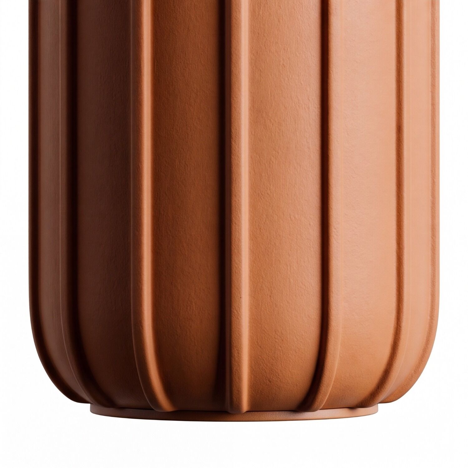 le141801-stehlampe-aussen-metall-kunststoff-modern-farbwechsel-06 terracotta, keramik, behälter, pflanzgefäß, gerillt