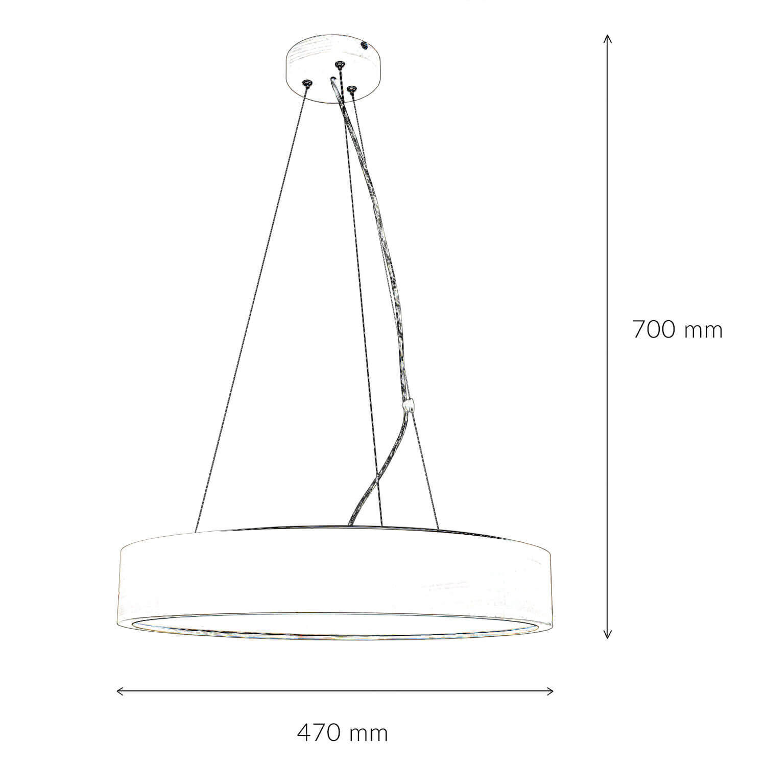 Suspension polyvalente ARBARO bois rond table à manger