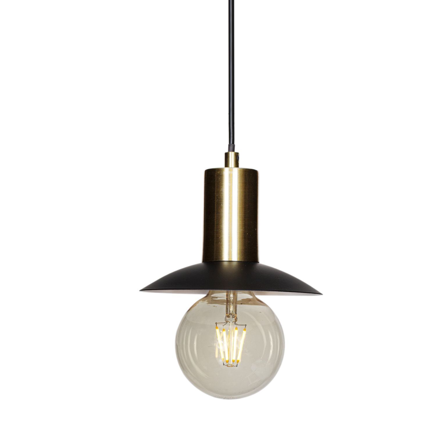 Lampe à suspendre métal 16 cm de large H : max. 350 cm pour E27