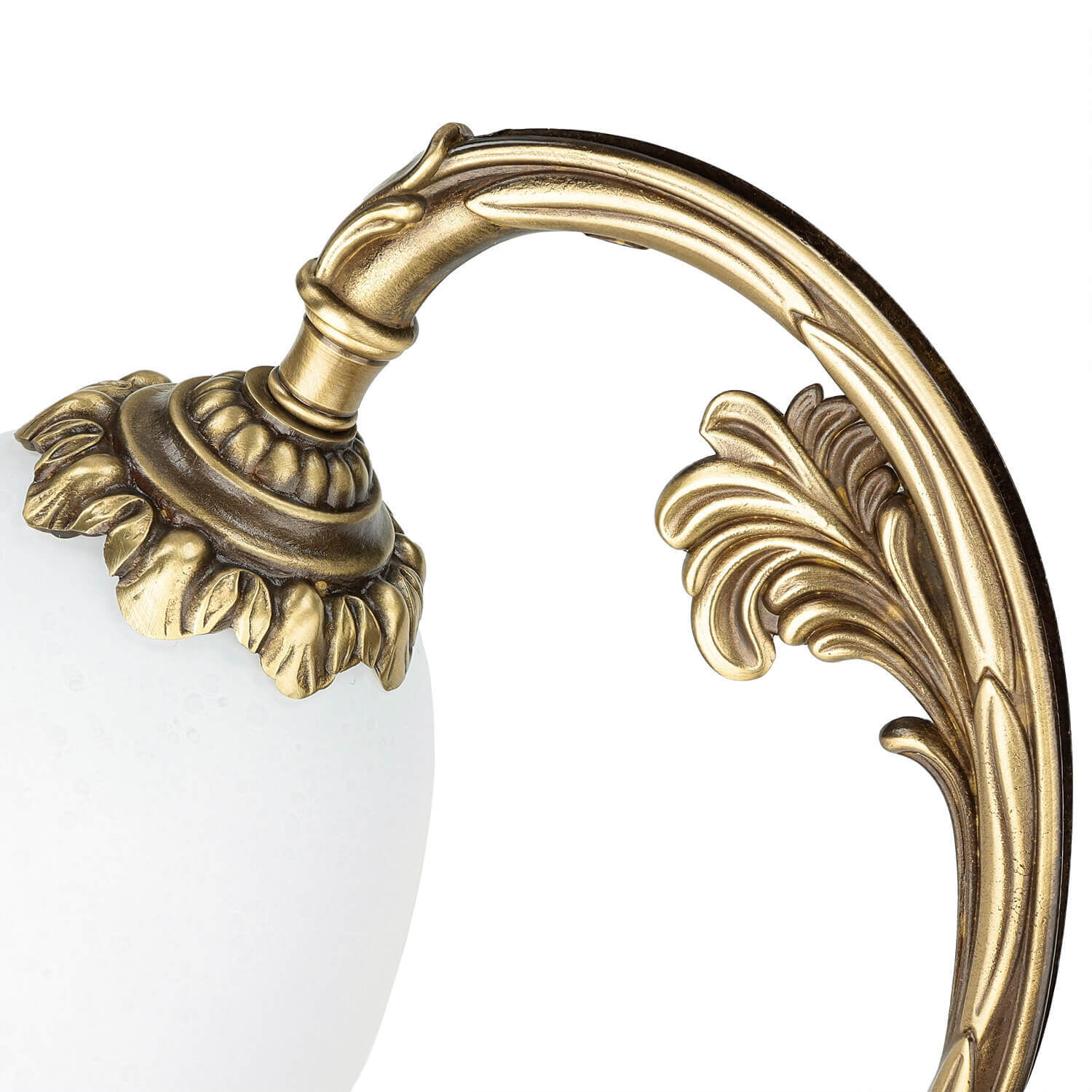 Wandleuchte aus Echt-Messing in Bronze Beatrice Bronze