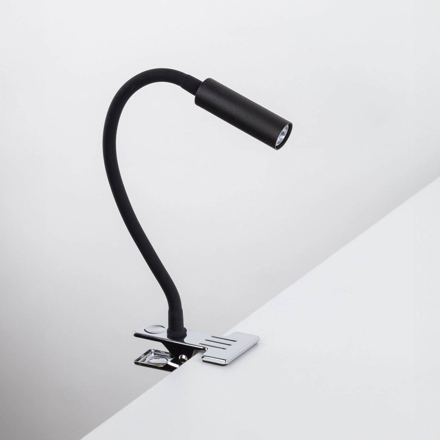 Lampe de bureau Flexarm noir chrome G9 hauteur 40 cm