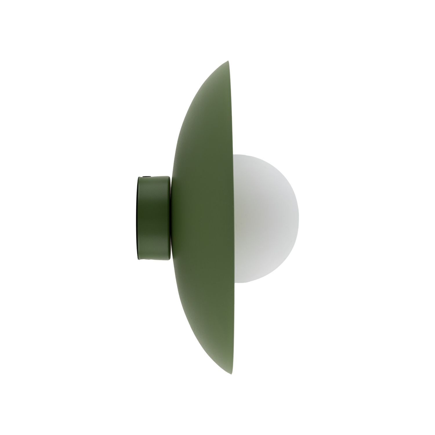 Applique verte Boule de verre à faible éblouissement G9 L:28 cm confortable