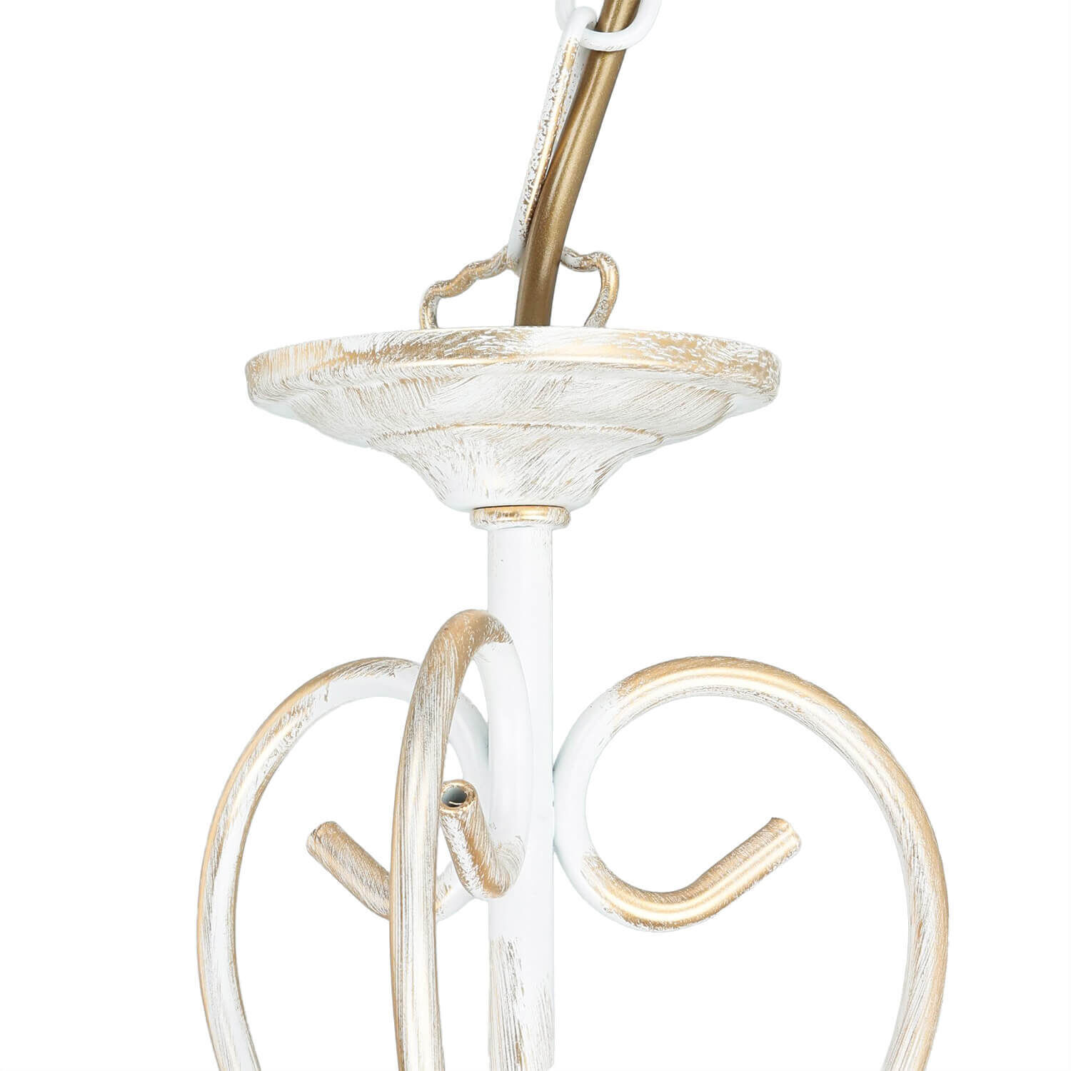 Kronleuchter GANARA in Shabby Gold Barock Motiv Leuchter, Lampe, Elektronik, Hardware