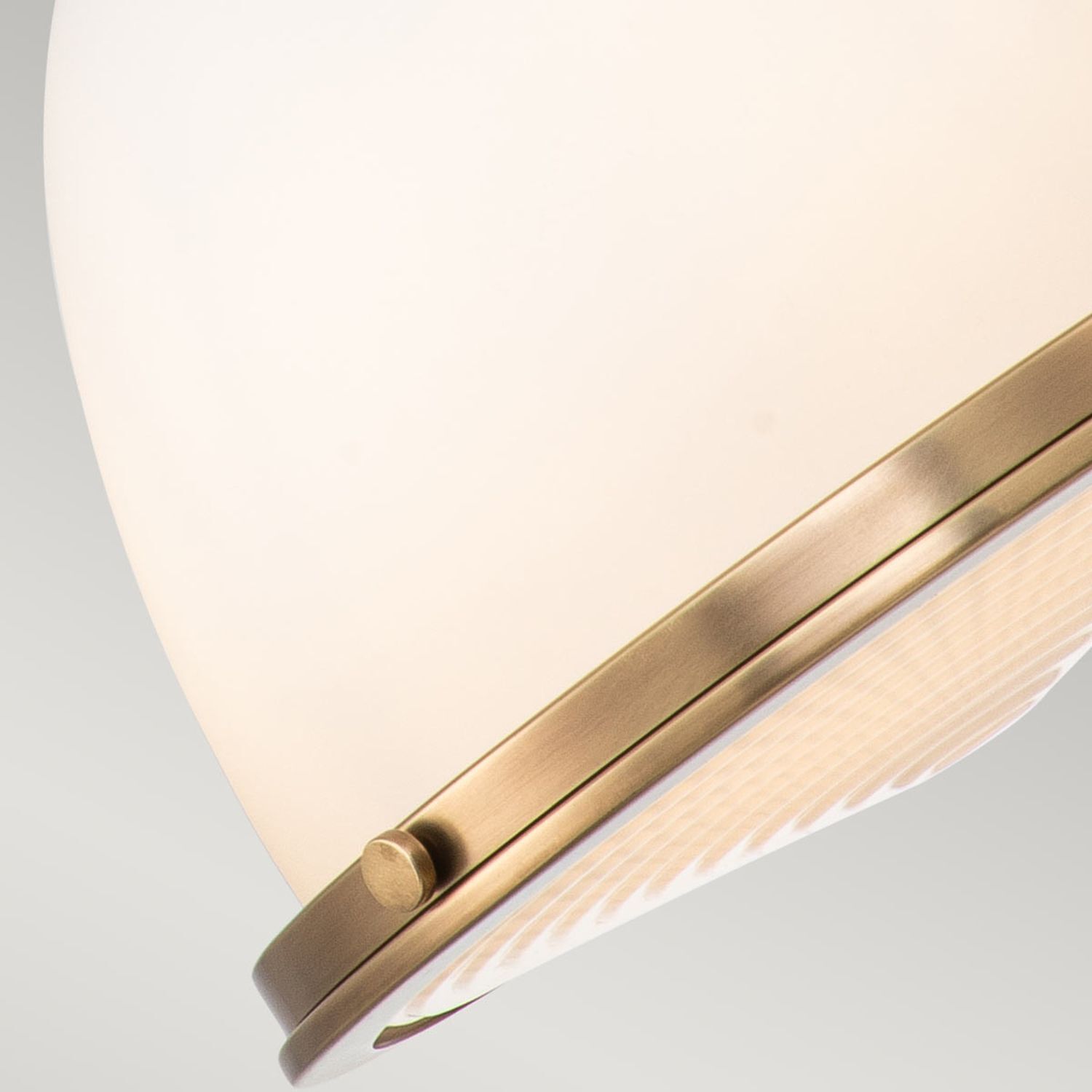 Lampe à suspendre Abat-jour en verre D : 32,4 cm rond H : max. 110 cm Lampe, Leuchte