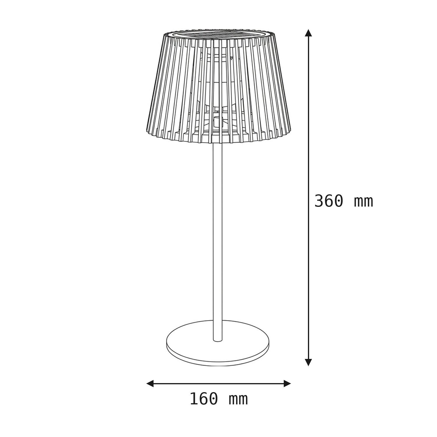 126711-led-tischleuchte-aussen-solar-holz-metall-36-cm-ip54-2700-k-900-lm-fernbedienung-kabellos-tragbar-modern-tischlampe-garten-balkon-terrasse-8 Stehlampe, Lampenfuß, Schirm, Textillampenschirm, Maße-360mm-160mm