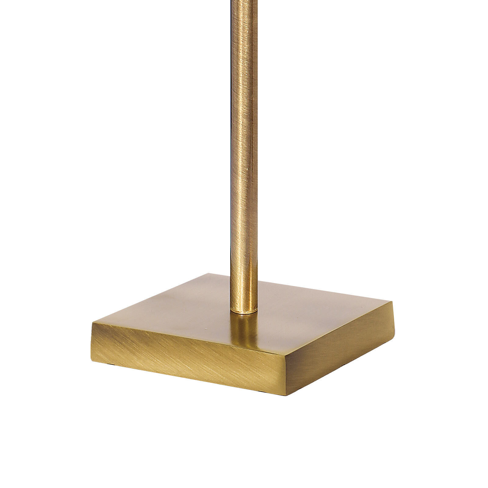 Lampe de table E27 68,5 cm laiton tissu en bronze clair brun