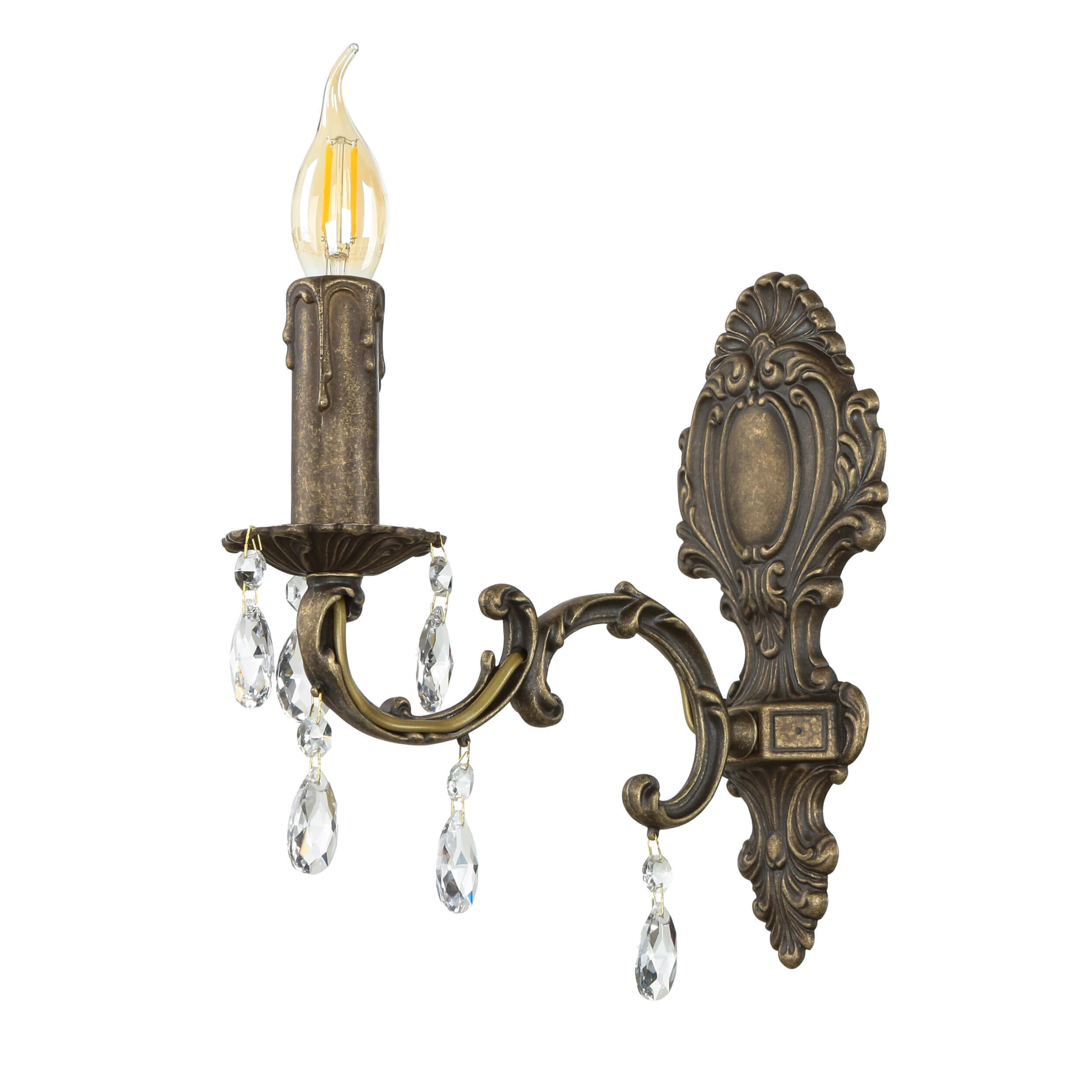 Leuchter, Lampe, Bronze