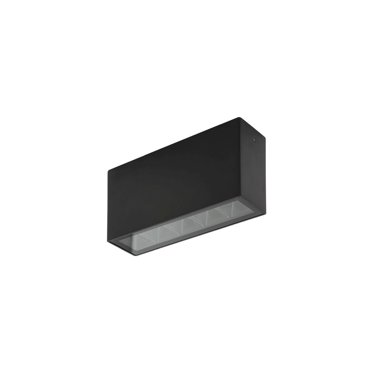 Plafonnier LED extérieur aluminium IP54 noir 10 W