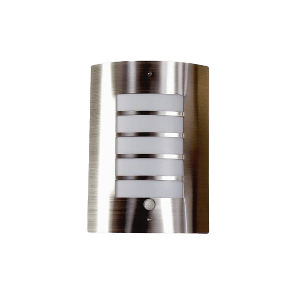 Luminaires extérieurs en acier inoxydable avec détecteur de mouvement Beleuchtung, Wandleuchte, Edelstahl, Metallfinish, Gitterleuchte