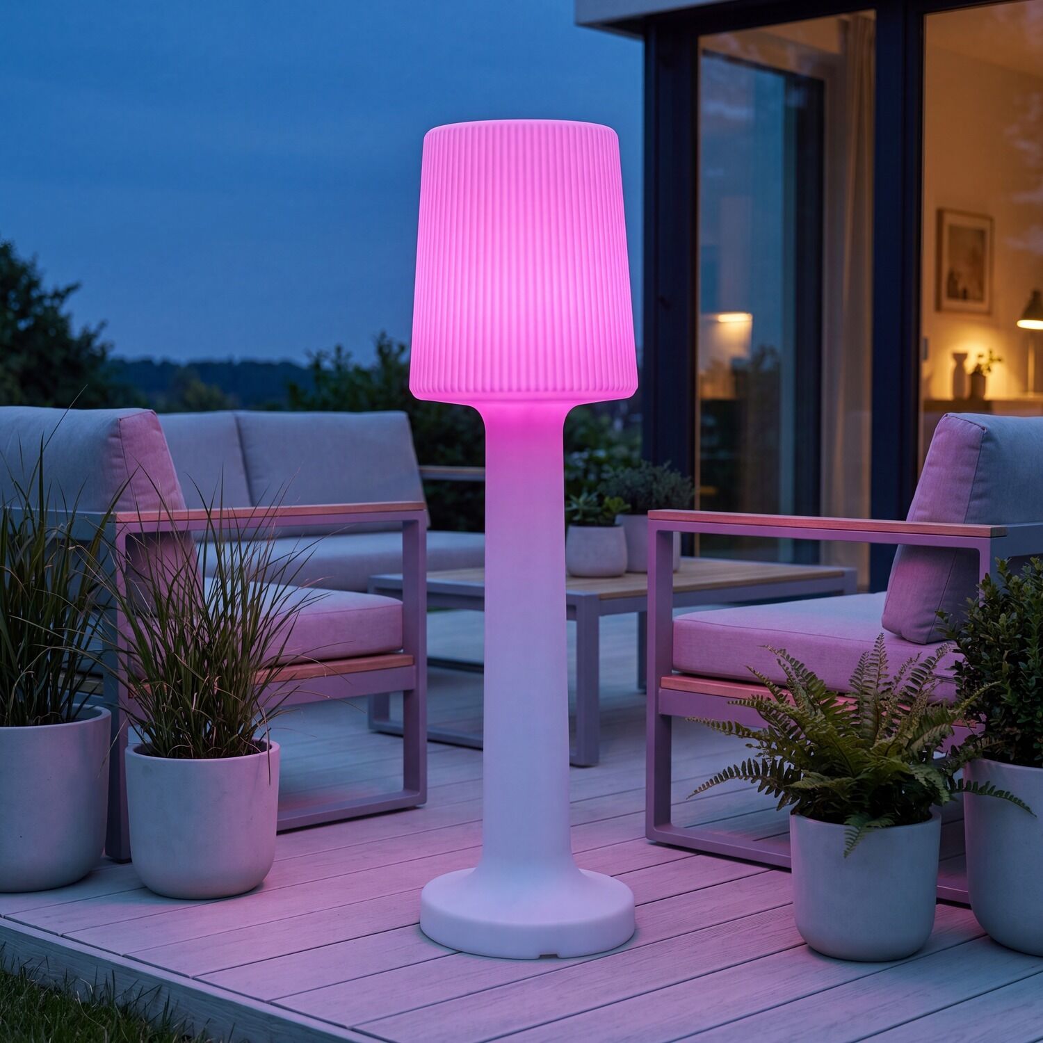 126620-led-stehleuchte-aussen-kabellos-akku-dimmbar-ip65-mit-farbwechsel-rgbw-165-cm-weiss-wegeleuchte-aussenlampe-garten-terrasse-1 Lampen, Außenlampe, LED, Garten, Standleuchte